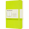 Блокнот MOLESKINE CLASSIC POCKET нелинованный, лаймовый QP613C2