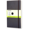 Блокнот MOLESKINE Classic Soft Large, без линовки, чёрный QP618