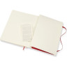 Блокнот MOLESKINE Classic Soft Pocket, без линовки, красный QP613F2