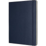 Блокнот MOLESKINE Classic XLarge, нелинованный, синий сапфир QP092B20