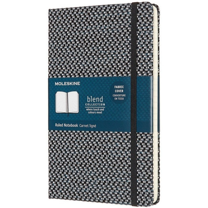 Блокнот MOLESKINE Limited Edition Blend 19 Large, линейка, черный/белый LCBD04QP060BK