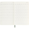 Ежедневник MOLESKINE CLASSIC SOFT, датированный, 400стр., в линейку, Large, зеленый DSK1512DC3
